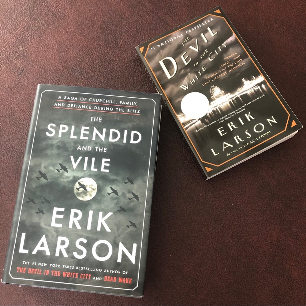 Erik Larson book bundle.